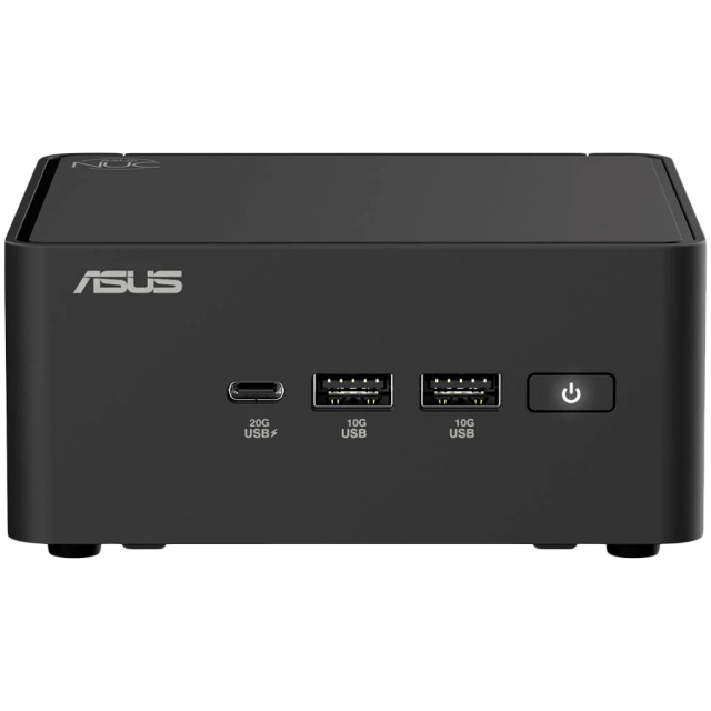 Kомпютър ASUS NUC 15 Pro, RNUC15CRHI30000, Intel Core Ultra 3 100U 6C (1.2/4.7GHz, 10MB Cache), Intel Arc Graphics, 2x SO-DIMM DDR5, 2x M.2 NVMe SSD slots, 2.5GbE LAN, Wi-Fi 7, Bluetooth V5.4