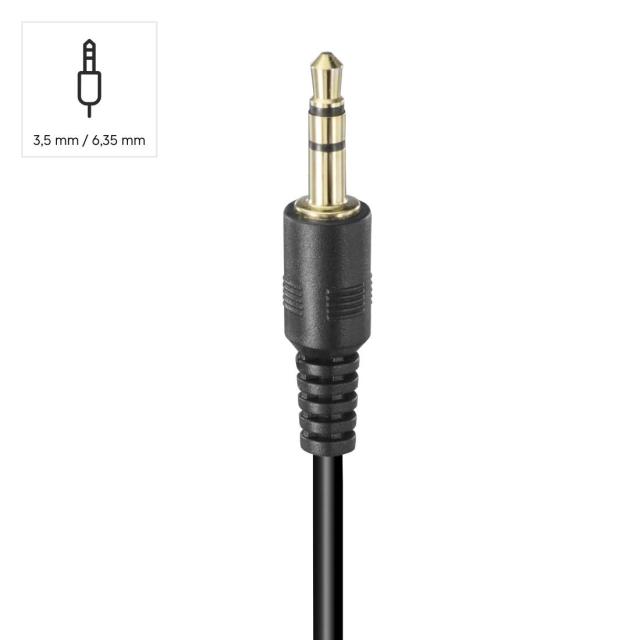 HAMA Стерео слушалки "Shell II", Over-Ear, 3.5 mm jack, 2m, черни