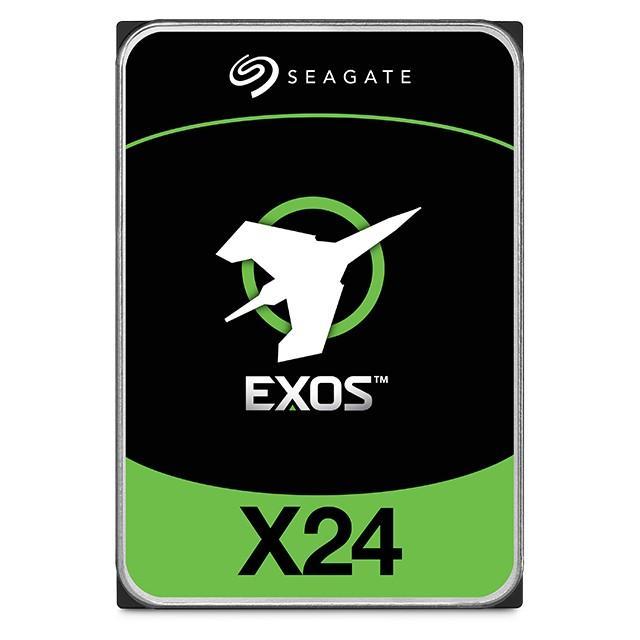 Твърд диск SEAGATE Exos X24 24TB HDD SATA 6Gb/s 7200rpm 512MB cache, 3.5" (8.89 cm), 24x7 