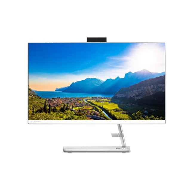 Компютър Lenovo IdeaCentre AIO 3 24ALC6, AMD Ryzen 7 7730U 8C (2.0/4.5GHz, 16MB Cache), 23.8" (60.45 cm) FHD IPS Anti-Glare, 16GB DDR4, 512GB SSD NVMe, Windows 11 Home