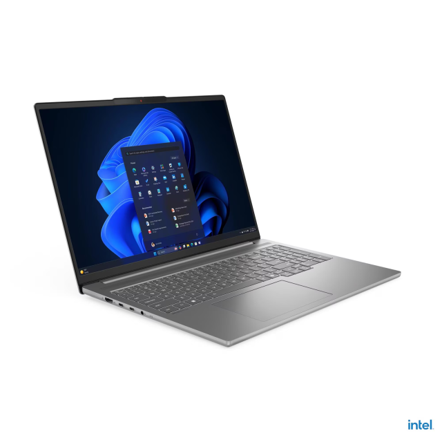 Лаптоп Lenovo IdeaPad Pro 5 16IAH10, Intel Core Ultra 7 255H 16C (1.5 / 5.1 GHz, 24MB Cache), 16" (40.64 см) OLED 120Hz, Intel Arc 140T, 24GB LPDDR5x, 1TB M.2 NVMe SSD, Free DOS