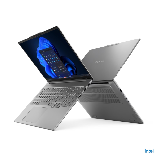 Лаптоп Lenovo IdeaPad Pro 5 16IAH10, Intel Core Ultra 7 255H 16C (1.5 / 5.1 GHz, 24MB Cache), 16" (40.64 см) OLED 120Hz, Intel Arc 140T, 24GB LPDDR5x, 1TB M.2 NVMe SSD, Free DOS