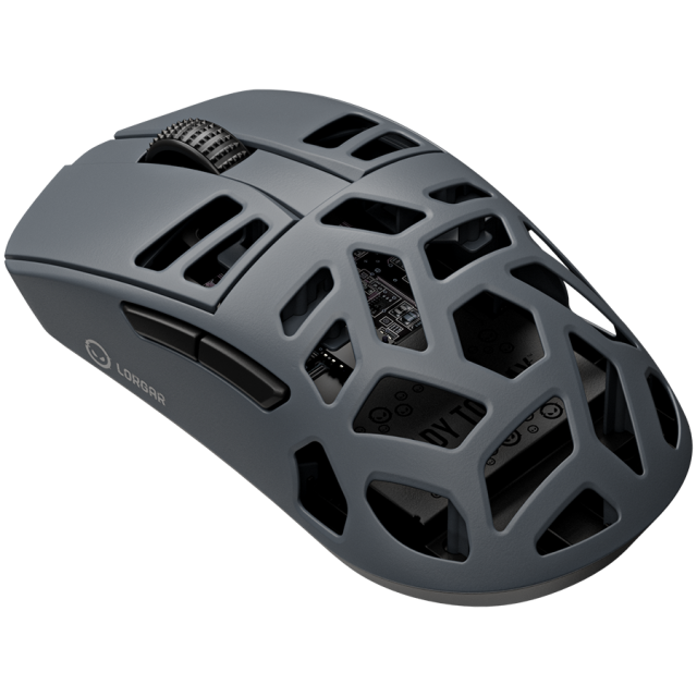 Мишка Lorgar MSE90W, Wireless, оптична (26 000 dpi), 7 бутона, PAW3395 сензор, Dark Grey