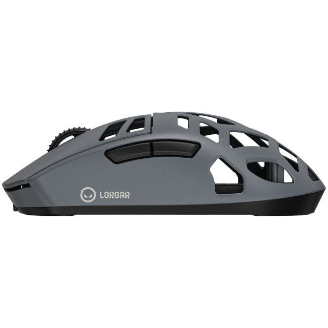 Мишка Lorgar MSE90W, Wireless, оптична (26 000 dpi), 7 бутона, PAW3395 сензор, Dark Grey