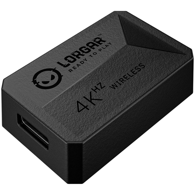 Мишка Lorgar MSE90W, Wireless, оптична (26 000 dpi), 7 бутона, PAW3395 сензор, Dark Grey