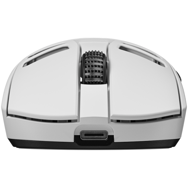Мишка Lorgar MSE90W, оптична (26 000 dpi), 7 бутона, PAW3395 сензор, Бяла