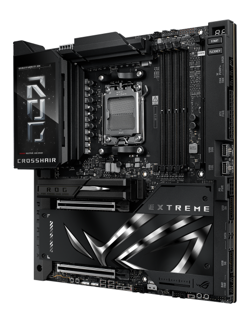 Дънна платка ASUS ROG CROSSHAIR X870E EXTREME Wi-Fi 7, AM5, 4x DDR5, PCIe 5.0, 5x M.2, 4x SATA, Type-C, HDMI, EATX