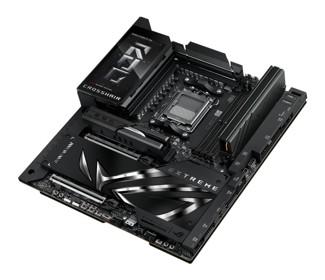 Дънна платка ASUS ROG CROSSHAIR X870E EXTREME Wi-Fi 7, AM5, 4x DDR5, PCIe 5.0, 5x M.2, 4x SATA, Type-C, HDMI, EATX