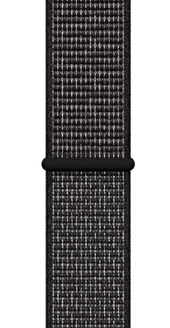 Каишка за часовник Apple Watch 40mm Nike Band: Black Nike Sport Loop