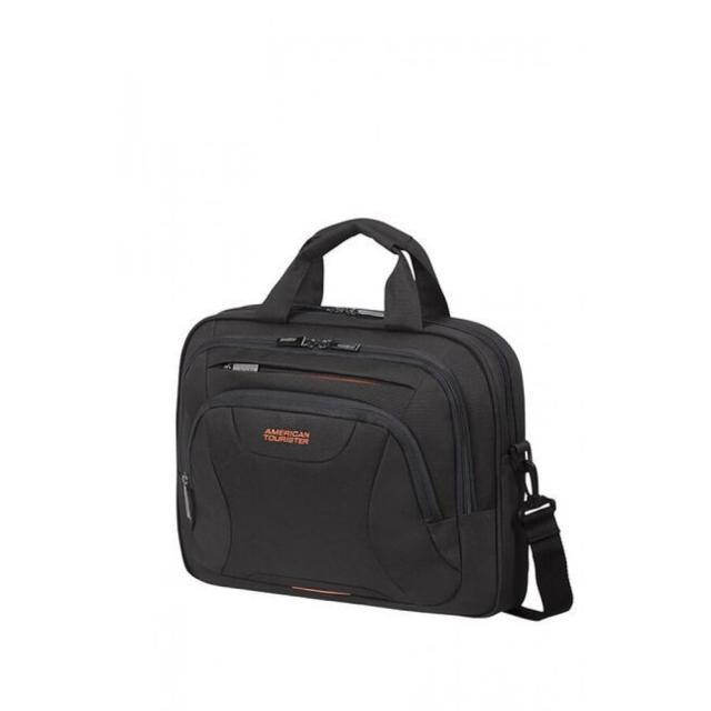 Чанта Samsonite At Work Laptop Bag 33.8-35.8cm/13.3-14.1" Black/Orange
