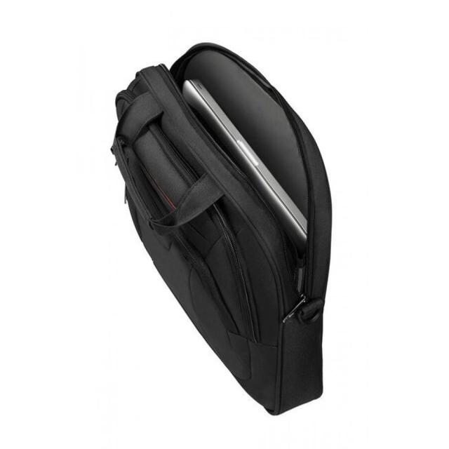 Чанта Samsonite At Work Laptop Bag 33.8-35.8cm/13.3-14.1" Black/Orange