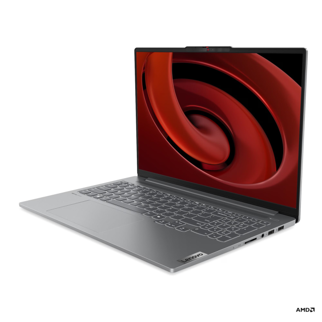 Лаптоп Lenovo IdeaPad Pro 5 16AHP9, AMD Ryzen 7 8845HS 8C (3.8/5.1GHz, 16MB Cache), 16" (40.64cm) OLED Glossy Display, NVIDIA GF RTX 3050 6GB, 16GB LPDDR5X, 1TB SSD NVMe, Free DOS