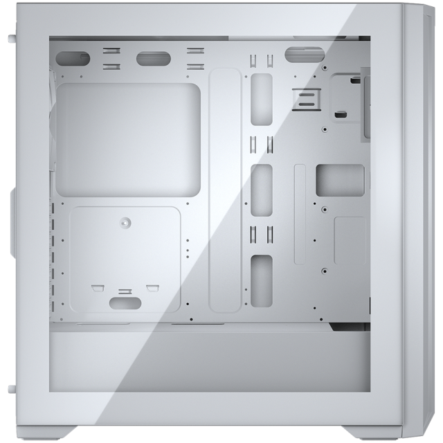 Кутия COUGAR MX330-G PRO White, Mid Tower, 1 x USB 2.0, 2 x USB 3.0, 1 x USB Type-C, Mini ITX / Micro ATX / ATX