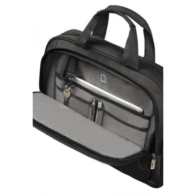 Чанта Samsonite At Work Laptop Bag 39.6cm/15.6" Black/Orange