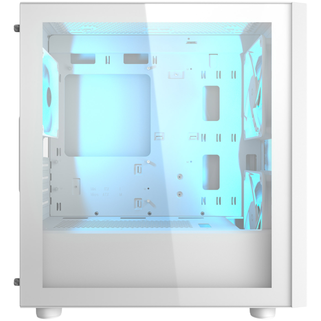 Кутия COUGAR UNIFACE MINI RGB White, Mini Tower, 2 x USB 3.0, 1 x USB 2.0, Mini ITX / Micro ATX