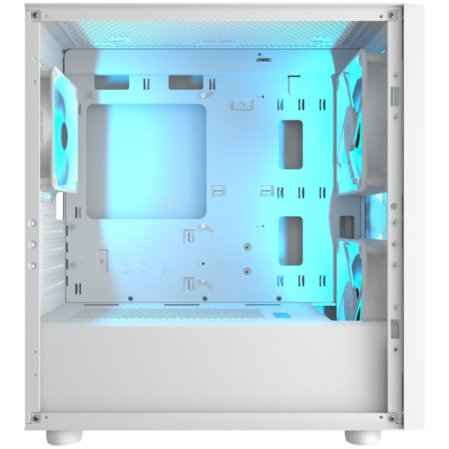 Кутия COUGAR UNIFACE MINI RGB White, Mini Tower, 2 x USB 3.0, 1 x USB 2.0, Mini ITX / Micro ATX