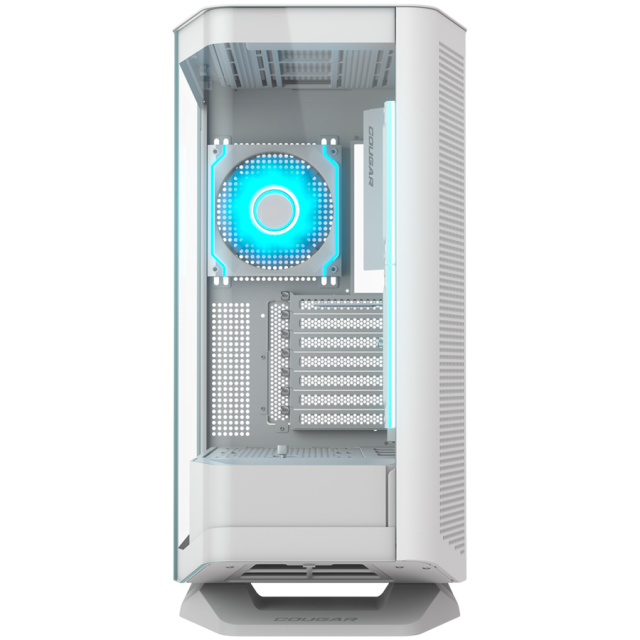 Кутия COUGAR FV270 RGB White, Mid Tower, 2 x USB 3.0, 1 x USB Type-C, Mini ITX / Micro ATX / ATX / CEB / E-ATX