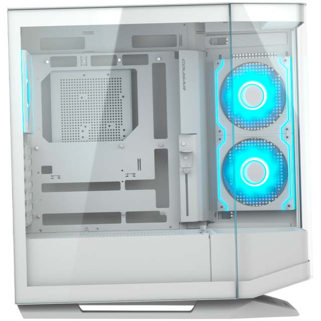 Кутия COUGAR FV270 RGB White, Mid Tower, 2 x USB 3.0, 1 x USB Type-C, Mini ITX / Micro ATX / ATX / CEB / E-ATX