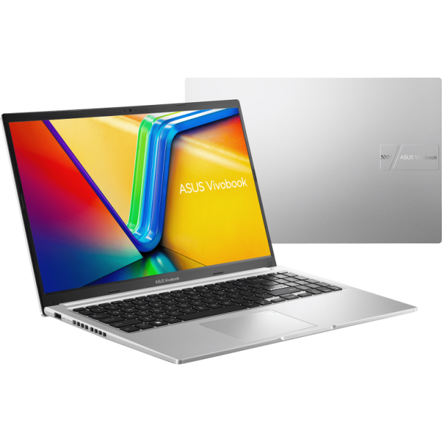 Лаптоп ASUS Vivobook 15 M1502YA-BQ580, AMD Ryzen 7 5825U 8C (2.0 / 4.5 GHz, 16MB Cache), AMD Radeon RX Vega 8, 16GB DDR4, 512 GB M.2 NVMe SSD, Free DOS