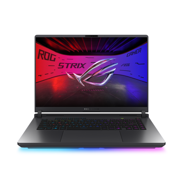 Лаптоп ASUS ROG Strix G16 G615LP-S5053W, Intel Core Ultra 9 275HX 24C (2.70 / 5.40 GHz, 36MB Cache), 16.0" (40.64 cm) WQXGA, ROG Nebula IPS, NVIDIA RTX 5070 8GB GDDR7 DLSS 4, 32GB DDR5, 1TB M.2 NVMe SSD, Windows 11 Home