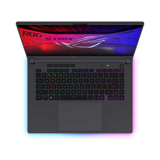 Лаптоп ASUS ROG Strix G16 G615LP-S5053W, Intel Core Ultra 9 275HX 24C (2.70 / 5.40 GHz, 36MB Cache), 16.0" (40.64 cm) WQXGA, ROG Nebula IPS, NVIDIA RTX 5070 8GB GDDR7 DLSS 4, 32GB DDR5, 1TB M.2 NVMe SSD, Windows 11 Home