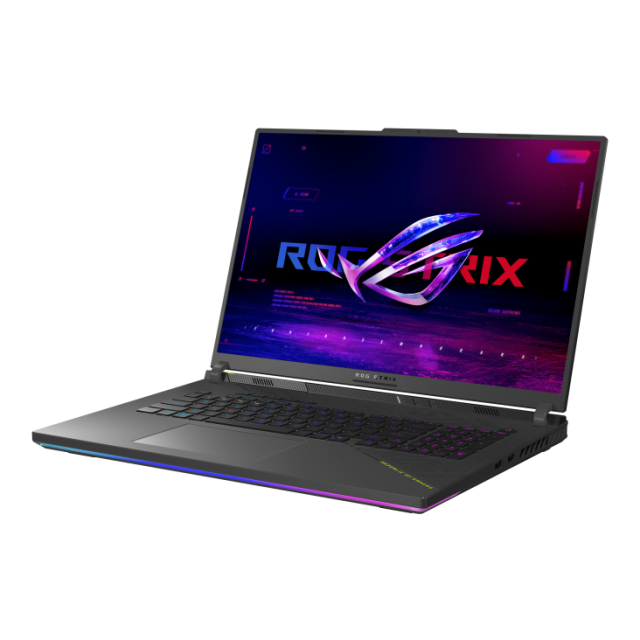 Лаптоп ASUS ROG Strix G18 G814PM-S9028, AMD Ryzen 9 7940HX 16C (2.4 / 5.2 GHz, 16 MB cache), 18.0" (45.72 cm) WQXGA IPS, NVIDIA RTX 5060 8GB GDDR7 DLSS 4, 32GB DDR5, 1TB SSD, Free DOS