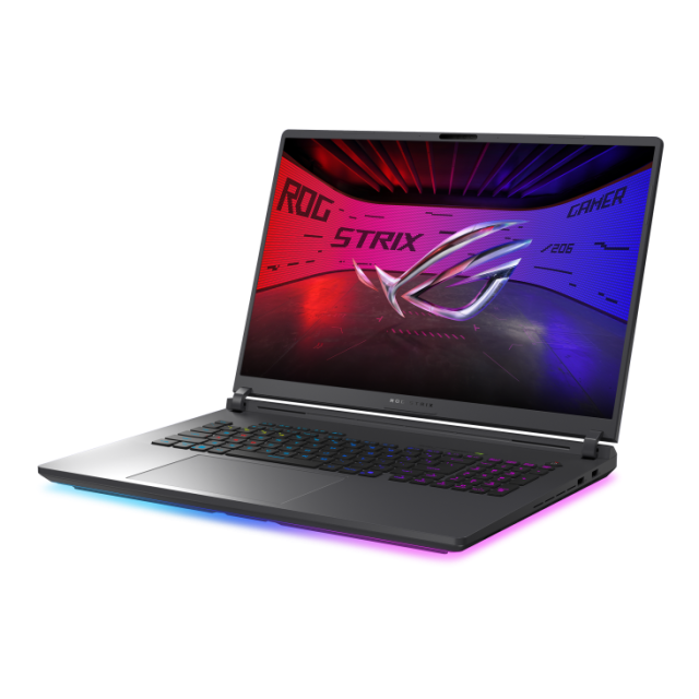 Лаптоп ASUS ROG Strix G18 G815LM-S9047, Intel Core Ultra 9 275HX 24C (2.70 / 5.40 GHz, 36MB Cache), 18.0" (45.72 cm) WQXGA  ROG Nebula IPS, NVIDIA RTX 5060 8GB GDDR7 DLSS 4, 16GB DDR5, 1TB M.2 NVMe SSD, Free DOS