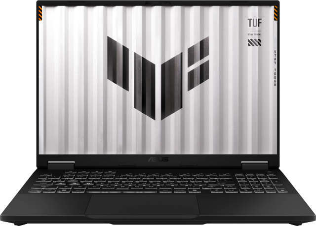 Лаптоп ASUS TUF Gaming A16 FA608UM-RV015, AMD Ryzen 7 260 8C (3.8 / 5.1 GHz, 16MB Cache), 16.0" (40.64 cm) Full HD+ IPS, NVIDIA RTX 5060 8GB GDDR7 DLSS 4, 16GB DDR5, 1TB SSD, Free DOS