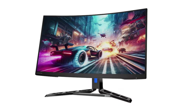 Монитор Lenovo R32QC-30, 31.5" (80.01 cm) WLED IPS Anti-glare, Curvature 1500R, 180Hz, 0.5ms, 3000:1, 350 cd/m2, HDMI, DP, Tilt, Swivel, Height Adjust Stand