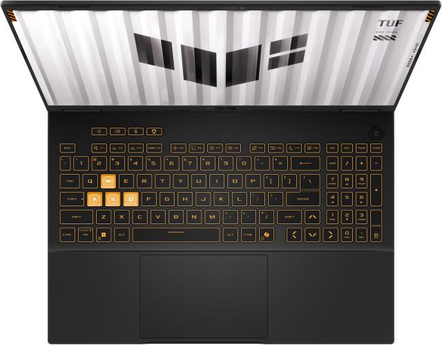 Лаптоп ASUS TUF Gaming F16 2025 FX608JH-RV009, Intel Core i5-13450HX 10C (2.4/4.6GHz, 20MB Cache), 16.0" (40.64 cm) FHD+ IPS Anti-glare display, NVIDIA RTX 5050 8GB GDDR7 DLSS 4, 16GB DDR5, 1TB M.2 NVMe SSD, Free DOS