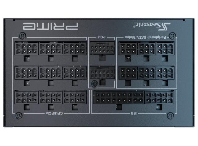 Захранване Seasonic PRIME TX-1600 1600W, Active PFC, PCIe Gen 5.1/ATX 3.1, 80 PLUS Titanium, Fully Modular