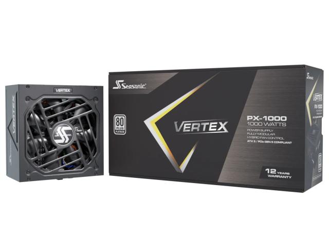 Захранване Seasonic VERTEX PX-1000 1000W, Active PFC, ATX 3.1, 80 PLUS Platinum, Fully Modular