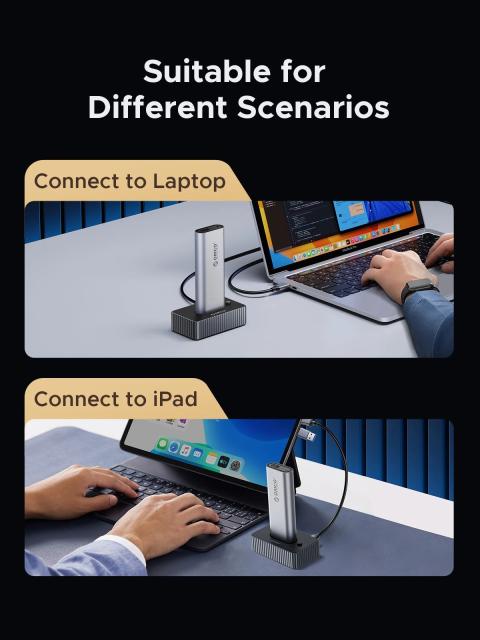 Кутия Orico M.2 NVMe/NGFF, USB Type-C