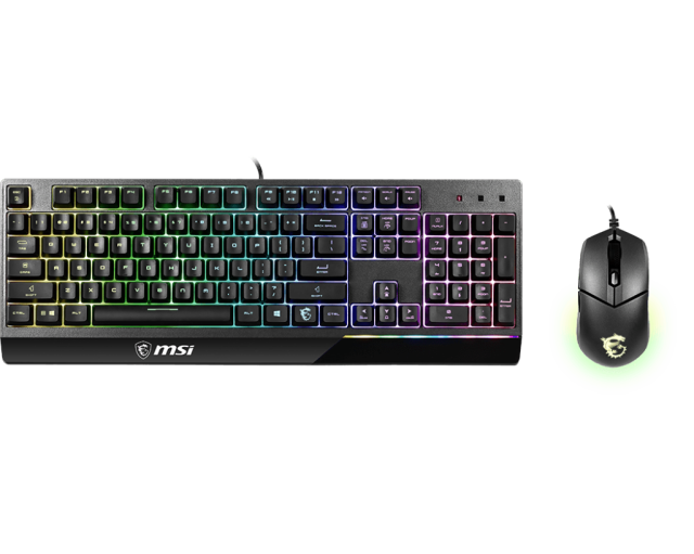Комплект Геймърска клавиатура и мишка MSI VIGOR GK30 COMBO, USB, Black 