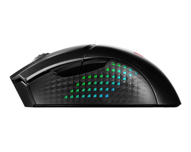 Геймърска мишка MSI GAMING MOUSE CLUTCH GM51, Wireless, Optical Sensor PixArt PAW-3395 (26000 dpi), Черна