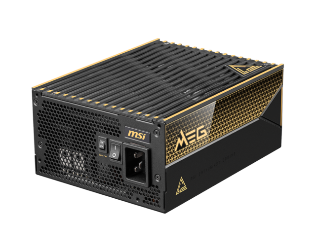 Захранване MSI MAG AI1600T PCIE5, 1600W, Active PFC, PCIe 5.1/ATX 3.1, 80 PLUS Titanium, Fully Modular