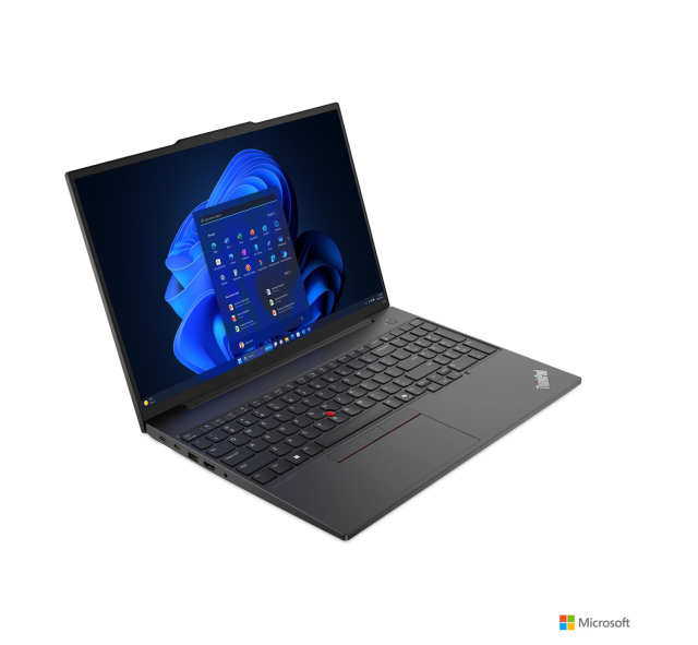 Лаптоп Lenovo ThinkPad E16 Gen 2, Intel Core Ultra 7 155H 16C (1.4/4.8GHz, 24MB Cache), 16.0" (40.64 cm) WUXGA, IPS Anti-Glare, 32GB DDR5, 1TB M.2 NVMe SSD, Free DOS