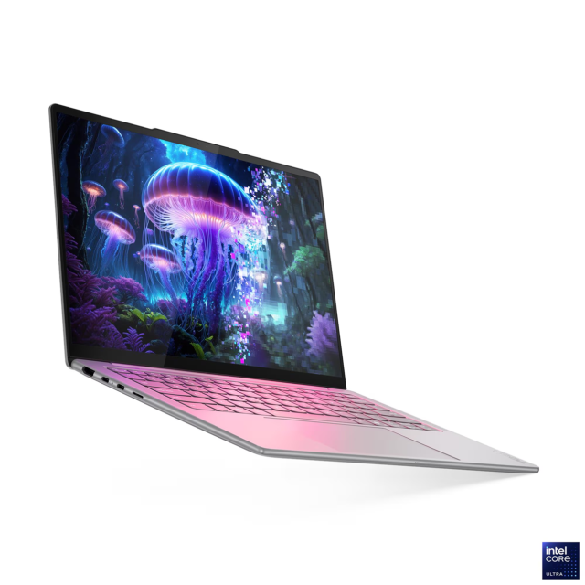 Лаптоп Lenovo Yoga Slim 7 Aura Edition 14ILL10, 14.0" (35.56 cm) WUXGA OLED, Intel Core Ultra 7 258V (2.2 / 4.8 GHz, 12MB Cache), Intel Arc 140V, 32GB LPDDR5X, 1TB M.2 NVMe SSD, Windows 11 Home