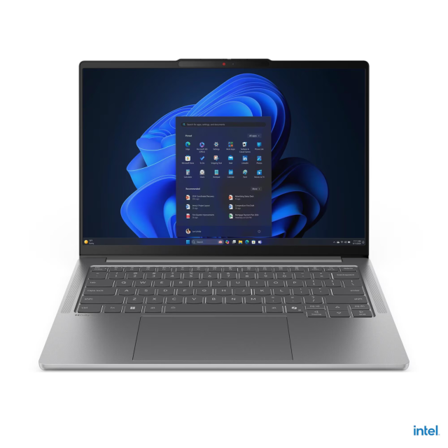 Лаптоп Lenovo IdeaPad Pro 5 14IAH10, Intel Core Ultra 7 255H 16C (1.5 / 5.1 GHz, 24MB Cache), 14.0" (35.56 cm) OLED Glossy Display, Intel Arc 140T, 24GB LPDDR5x, 1TB M.2 NVMe SSD, Free DOS