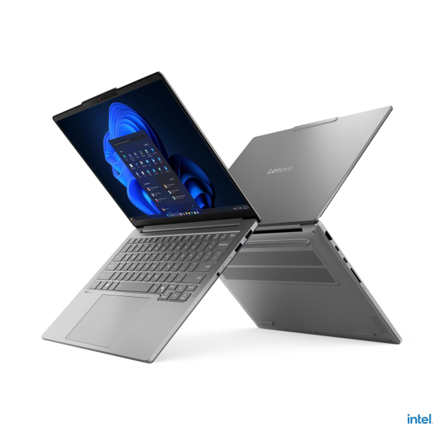 Лаптоп Lenovo IdeaPad Pro 5 14IAH10, Intel Core Ultra 7 255H 16C (1.5 / 5.1 GHz, 24MB Cache), 14.0" (35.56 cm) OLED Glossy Display, Intel Arc 140T, 24GB LPDDR5x, 1TB M.2 NVMe SSD, Free DOS