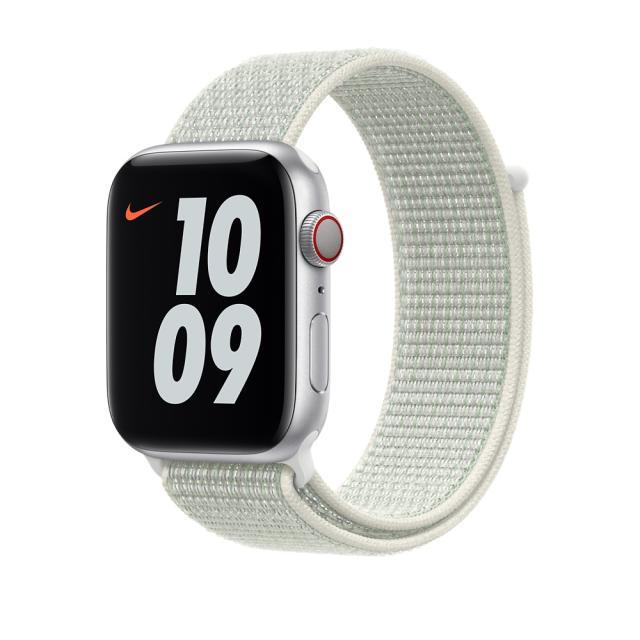 Каишка за часовник Apple Watch 44mm Spruce Aura Nike Sport Loop