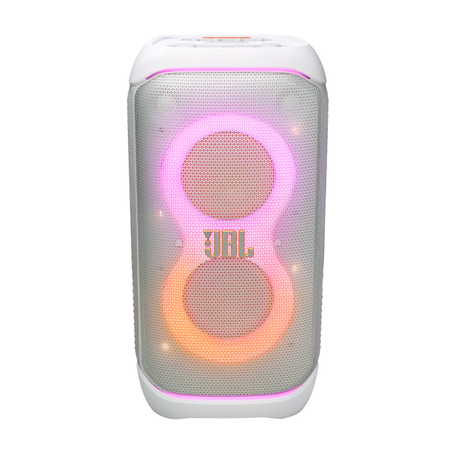 Тонколона JBL PartyBox Stage 320, 240W RMS, Jack 3.5mm/Bluetooth/USB, IPX4 защита, Бяла