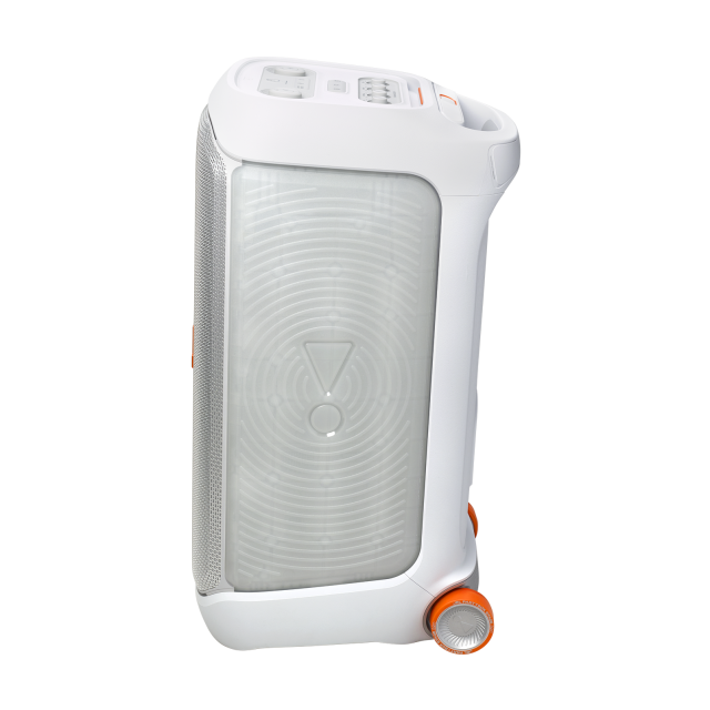 Тонколона JBL PartyBox Stage 320, 240W RMS, Jack 3.5mm/Bluetooth/USB, IPX4 защита, Бяла