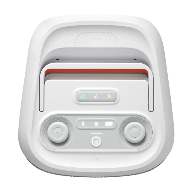 Тонколона JBL PartyBox Club 120, 160W, Jack 3.5mm/Bluetooth, бяла, IPX4 защита, Бяла