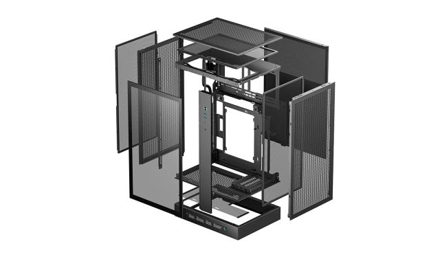 Кутия за компютър DeepCool CH270, Mini Tower, 2x USB 3.0, 1x USB Type-C 3.2, 1x Audio, Mini-ITX / Micro-ATX