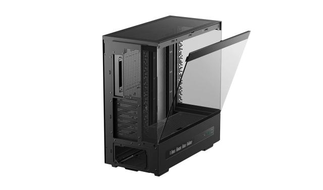 Кутия за компютър DeepCool CH690 DIGITAL Black, Middle Tower, 1 x USB Type-C 3.2, 2 x USB 3.0, HD Audio x 1, ATX, mATX, Mini-ITX