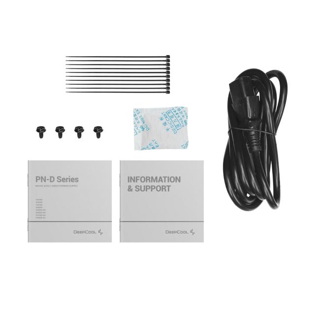 Захранване DeepCool PN850D, 850W, Active PFC, 80 Plus Gold, PCI-E 5.1/ATX 3.1