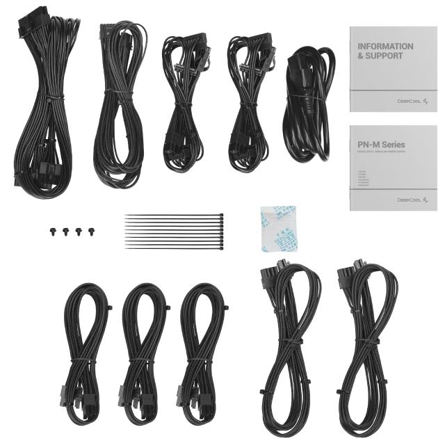 Захранване DeepCool PN650M, 650W, Active PFC, 80 Plus Gold, PCI-E 5.1/ATX 3.1, Full Modular