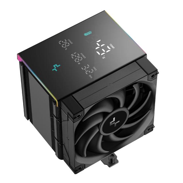 Охладител за процесор DeepCool AK500 DIGITAL PRO, 3-pin/4-pin PWM - Intel LGA2066/2011-v3/2011/1851/1700/1200/1150/1151/1155/AMD AM5/AM4