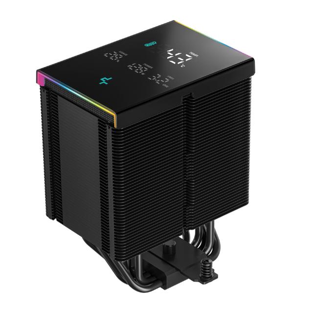 Охладител за процесор DeepCool AK500 DIGITAL PRO, 3-pin/4-pin PWM - Intel LGA2066/2011-v3/2011/1851/1700/1200/1150/1151/1155/AMD AM5/AM4